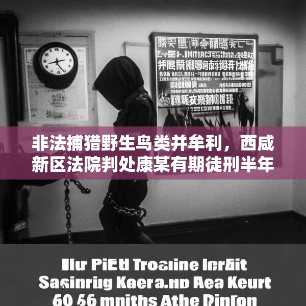 非法捕猎野生鸟类并牟利，西咸新区法院判处康某有期徒刑半年