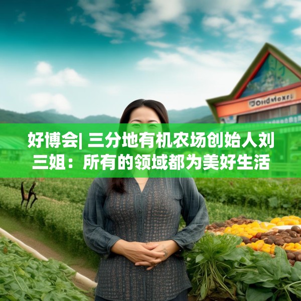 好博会| 三分地有机农场创始人刘三姐：所有的领域都为美好生活服务