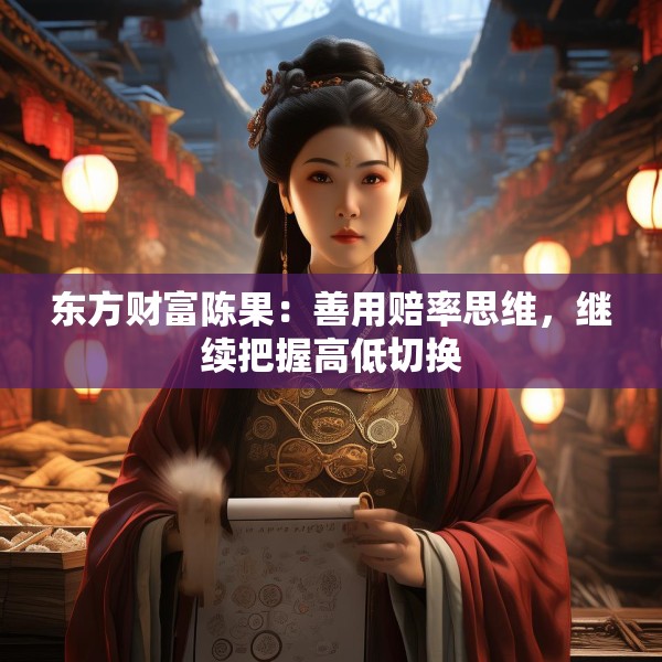 东方财富陈果：善用赔率思维，继续把握高低切换
