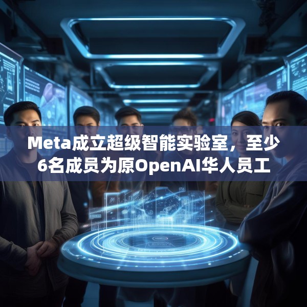 Meta成立超级智能实验室，至少6名成员为原OpenAI华人员工