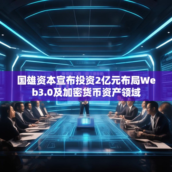 国雄资本宣布投资2亿元布局Web3.0及加密货币资产领域