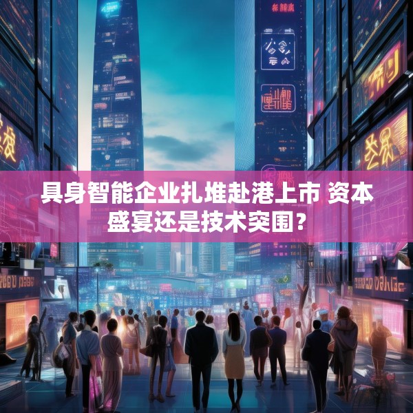 具身智能企业扎堆赴港上市 资本盛宴还是技术突围？