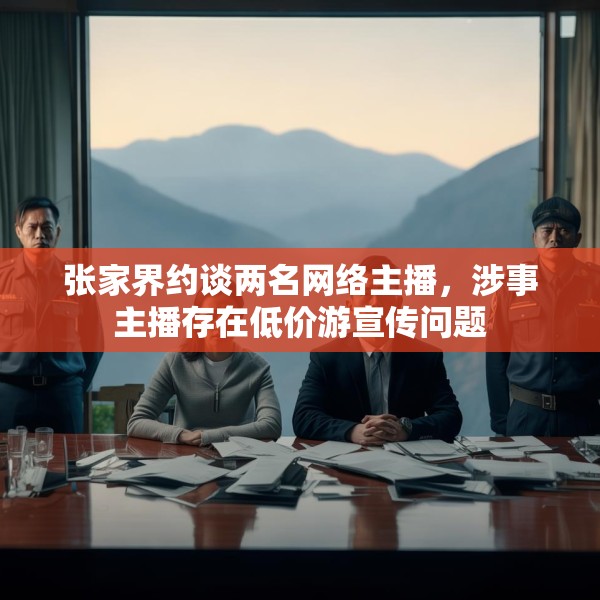 张家界约谈两名网络主播，涉事主播存在低价游宣传问题