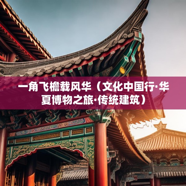 一角飞檐载风华（文化中国行·华夏博物之旅·传统建筑）
