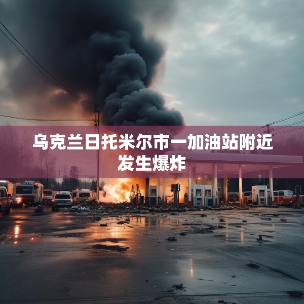 乌克兰日托米尔市一加油站附近发生爆炸