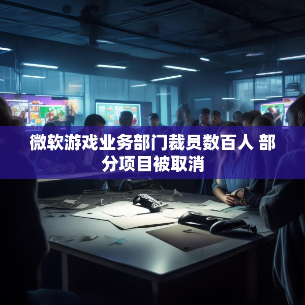 微软游戏业务部门裁员数百人 部分项目被取消