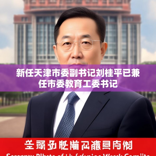 新任天津市委副书记刘桂平已兼任市委教育工委书记