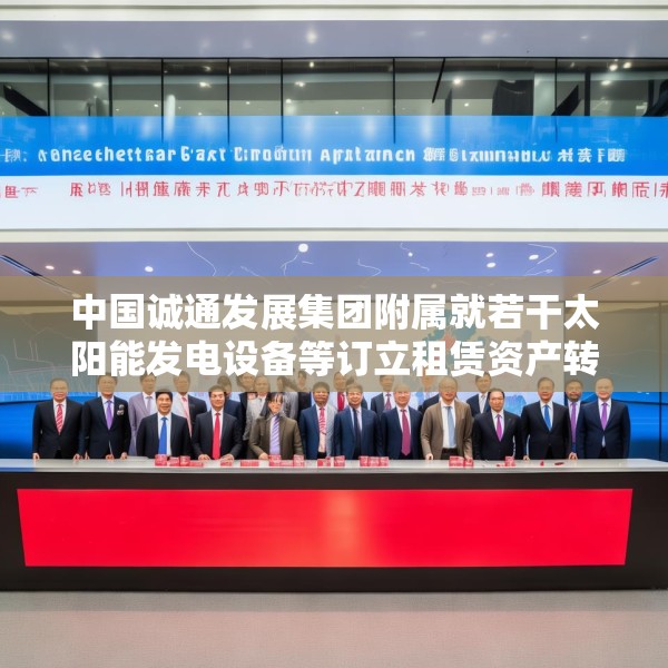 中国诚通发展集团附属就若干太阳能发电设备等订立租赁资产转让协议