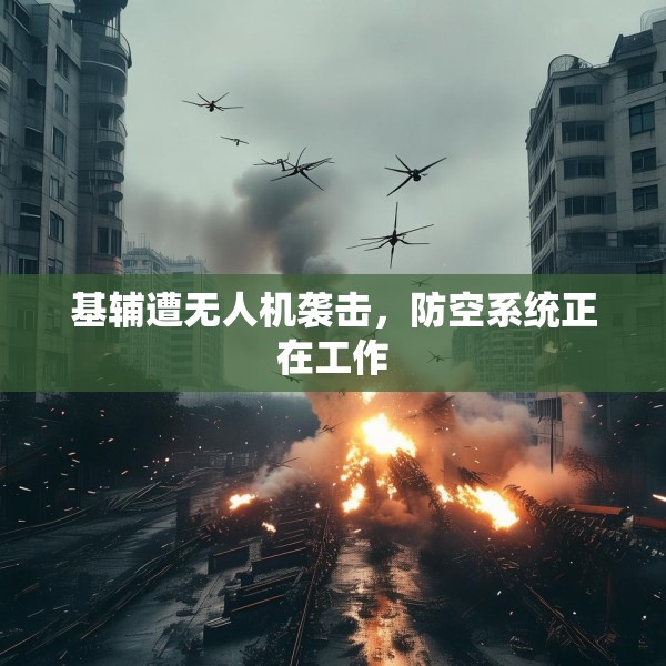 基辅遭无人机袭击，防空系统正在工作