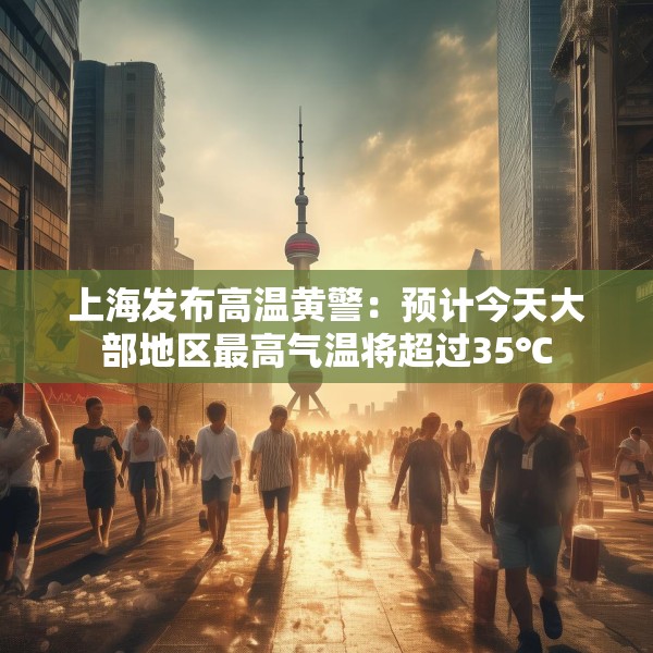 上海发布高温黄警：预计今天大部地区最高气温将超过35℃