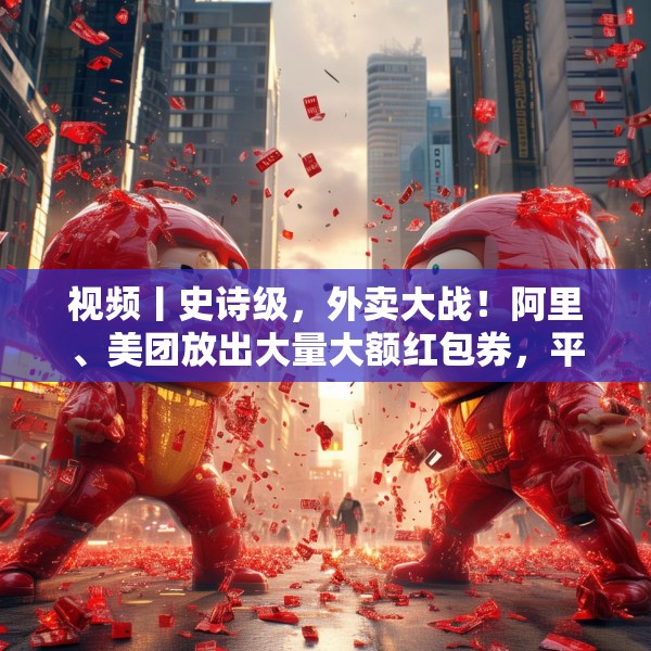 视频丨史诗级，外卖大战！阿里、美团放出大量大额红包券，平台一度出现宕机