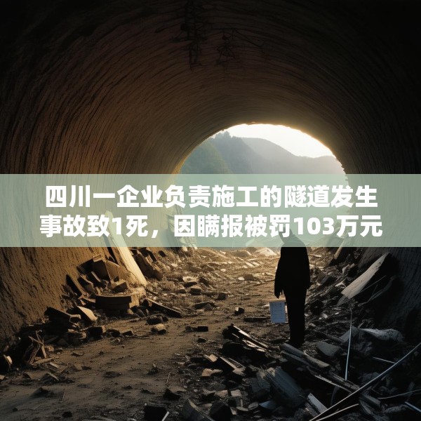 四川一企业负责施工的隧道发生事故致1死，因瞒报被罚103万元