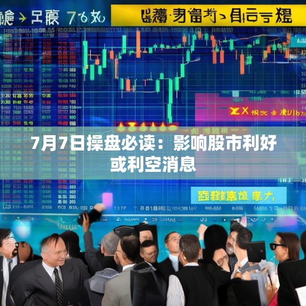 7月7日操盘必读：影响股市利好或利空消息