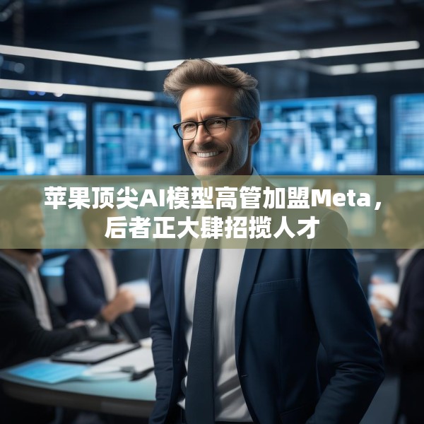 苹果顶尖AI模型高管加盟Meta，后者正大肆招揽人才