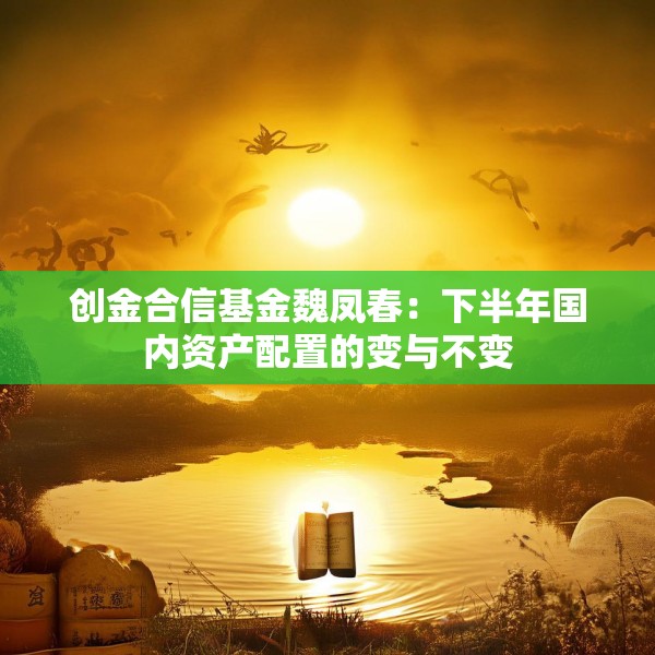 创金合信基金魏凤春：下半年国内资产配置的变与不变