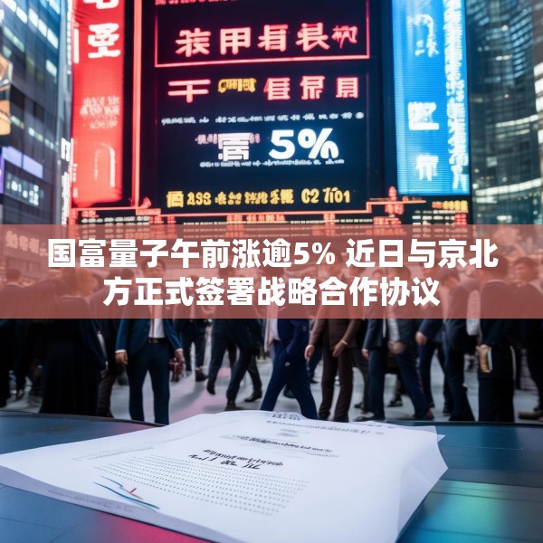 国富量子午前涨逾5% 近日与京北方正式签署战略合作协议