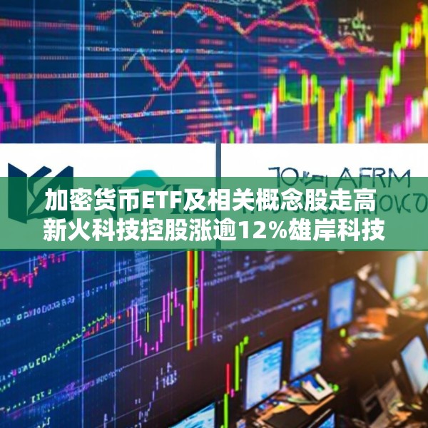 加密货币ETF及相关概念股走高 新火科技控股涨逾12%雄岸科技涨逾8%