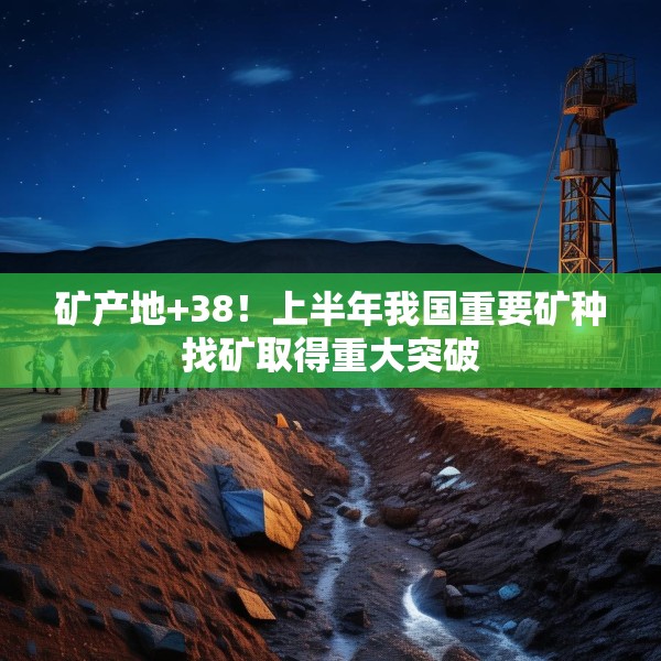 矿产地+38！上半年我国重要矿种找矿取得重大突破