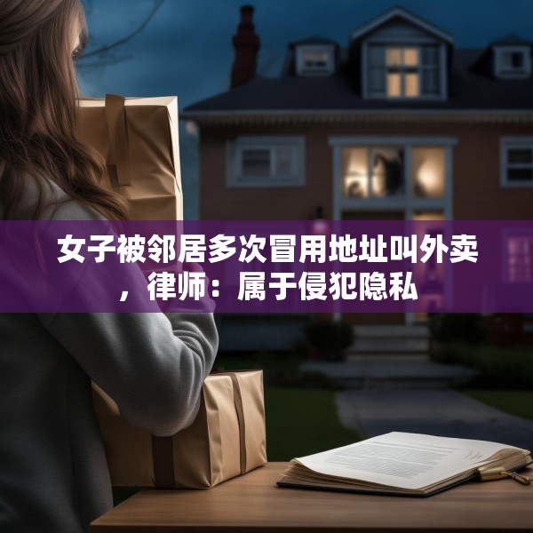 女子被邻居多次冒用地址叫外卖，律师：属于侵犯隐私