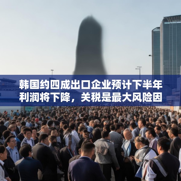 韩国约四成出口企业预计下半年利润将下降，关税是最大风险因素