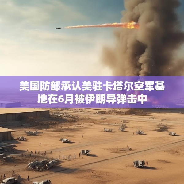 美国防部承认美驻卡塔尔空军基地在6月被伊朗导弹击中