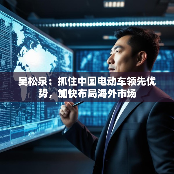 吴松泉：抓住中国电动车领先优势，加快布局海外市场
