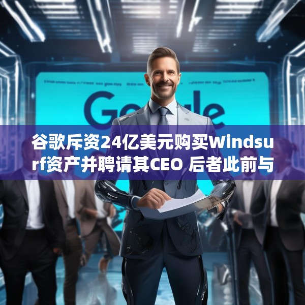谷歌斥资24亿美元购买Windsurf资产并聘请其CEO 后者此前与OpenAI谈崩