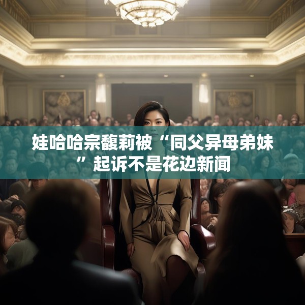 娃哈哈宗馥莉被“同父异母弟妹”起诉不是花边新闻