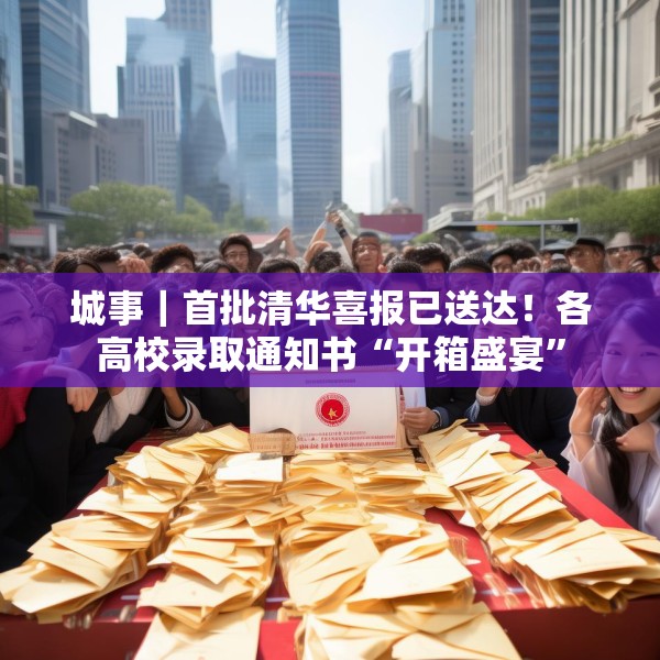 城事｜首批清华喜报已送达！各高校录取通知书“开箱盛宴”