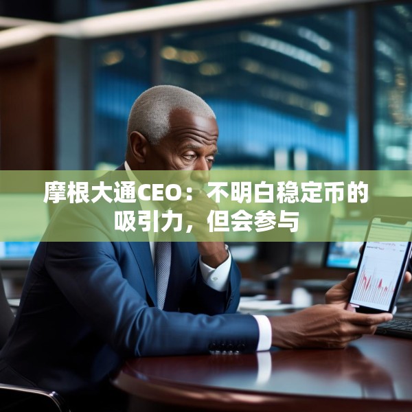 摩根大通CEO：不明白稳定币的吸引力，但会参与
