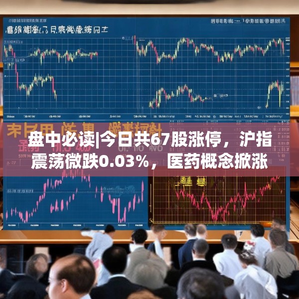 盘中必读|今日共67股涨停，沪指震荡微跌0.03%，医药概念掀涨停潮