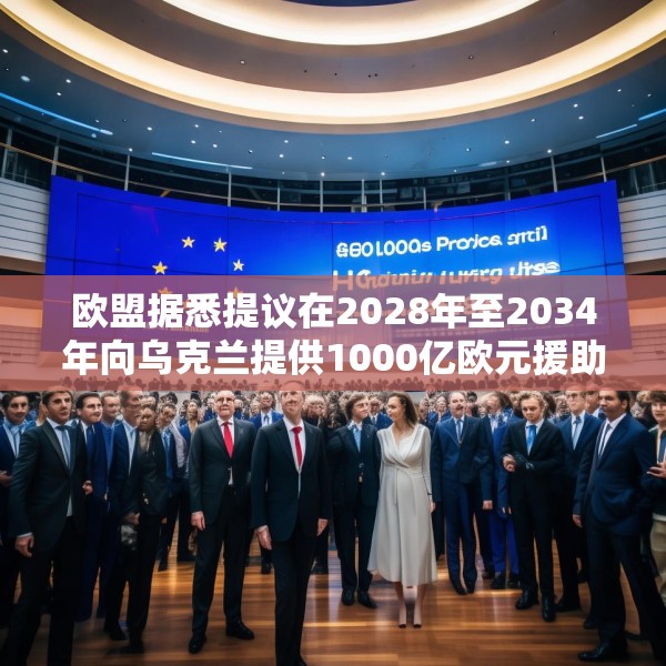 欧盟据悉提议在2028年至2034年向乌克兰提供1000亿欧元援助