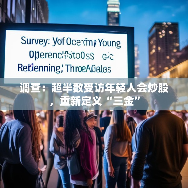 调查：超半数受访年轻人会炒股，重新定义“三金”