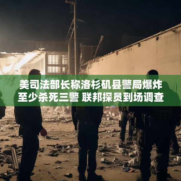 美司法部长称洛杉矶县警局爆炸至少杀死三警 联邦探员到场调查
