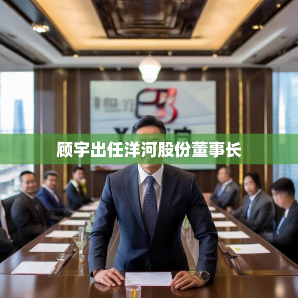顾宇出任洋河股份董事长
