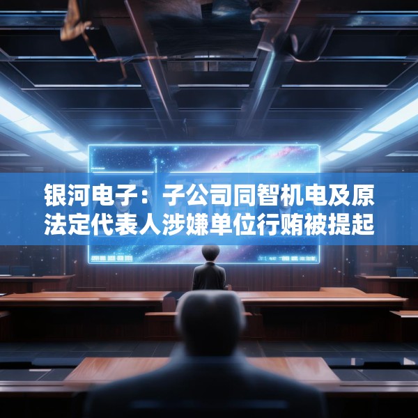 银河电子：子公司同智机电及原法定代表人涉嫌单位行贿被提起刑事诉讼
