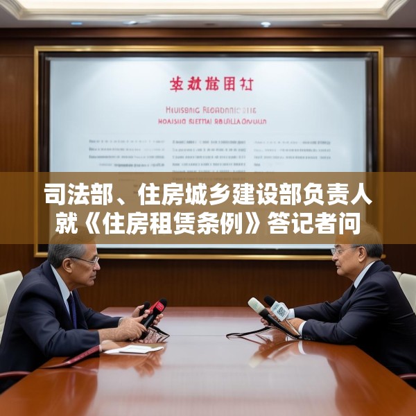 司法部、住房城乡建设部负责人就《住房租赁条例》答记者问
